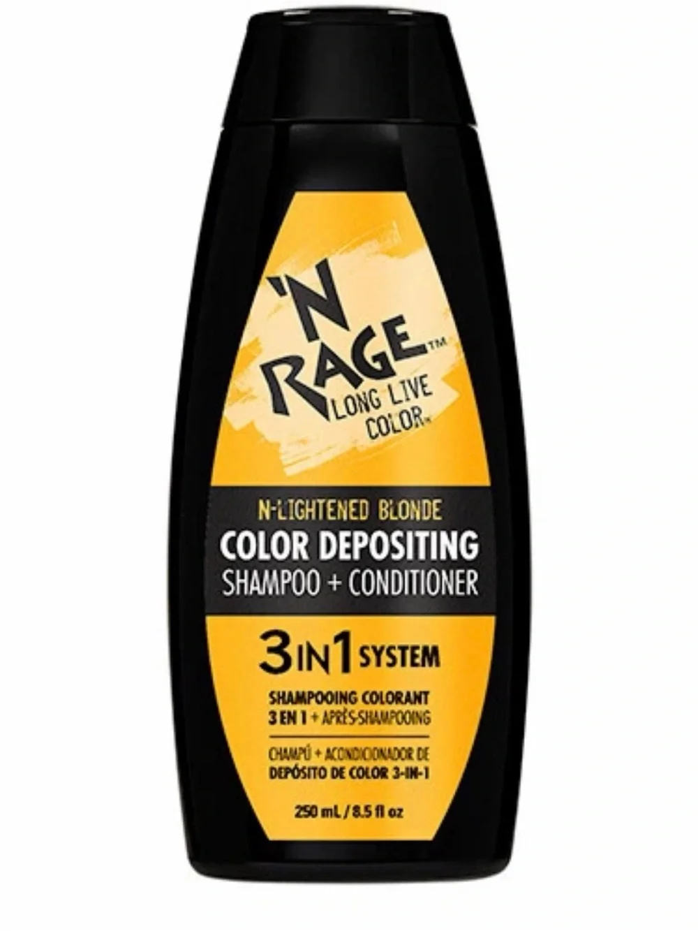 'N Rage Color Depositing Shampoo + Conditioner - Yellow/Black
